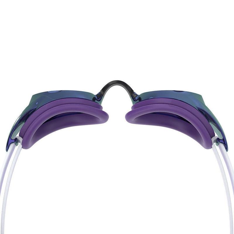 Speedo Womens Vanquisher 3.0 Mirror Goggle-Swim Goggles & Masks-Speedo-ONE SIZE-Hawaiian Sky/Grey/Silver Mirror-Ashlee Grace Activewear & Swimwear Online