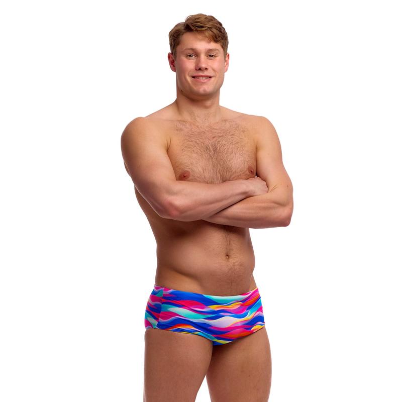 Funky Trunks Mens Sidewinder Trunks |Royal Wave-Swimwear-Funky Trunks-30-Royal Wave-Ashlee Grace Activewear & Swimwear Online