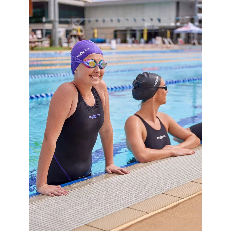 Amanzi Acceler8 RIZE Racing Kneeskin | Jet+Jewel-Swimwear-Amanzi-AU G8-Jet/Jewel-Ashlee Grace Activewear & Swimwear Online