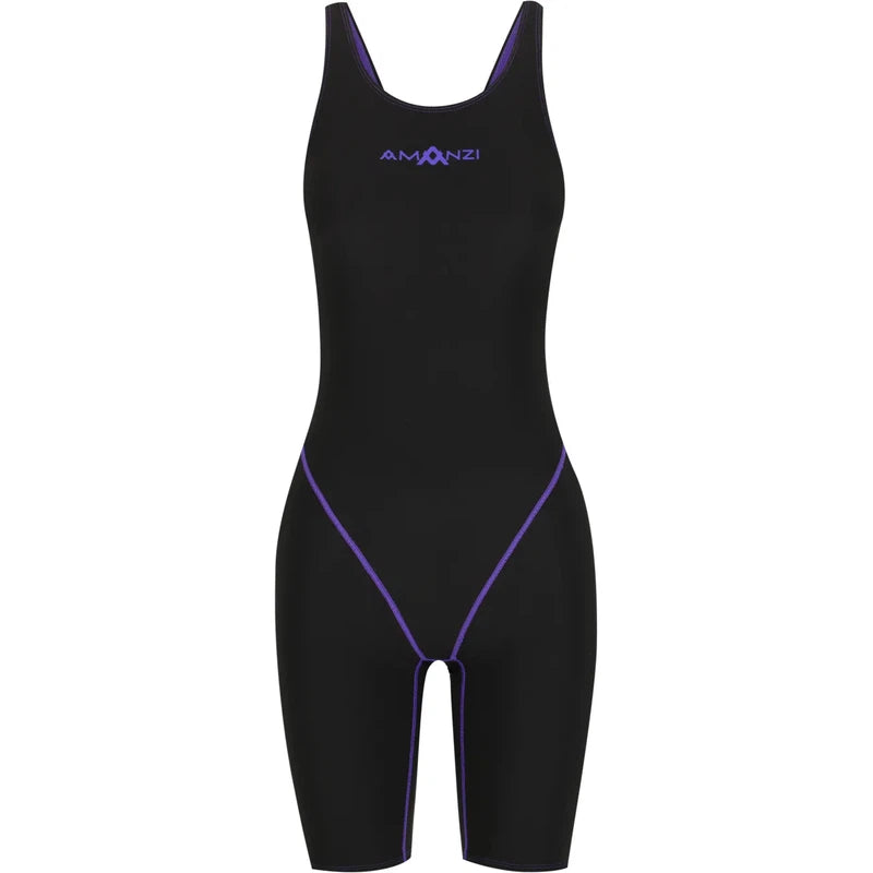 Amanzi Acceler8 RIZE Racing Kneeskin | Jet+Jewel-Swimwear-Amanzi-AU G8-Jet/Jewel-Ashlee Grace Activewear & Swimwear Online