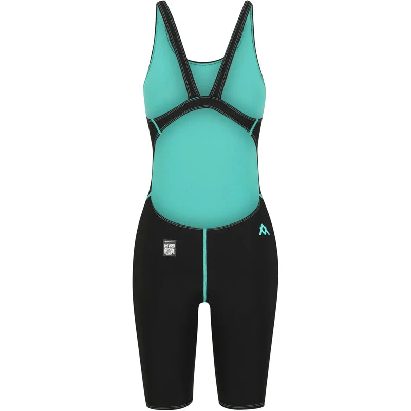 Amanzi Acceler8 RIZE Racing Kneeskin | Jet+Spearmint-Swimwear-Amanzi-AU G8-Jet/Spearmint-Ashlee Grace Activewear & Swimwear Online