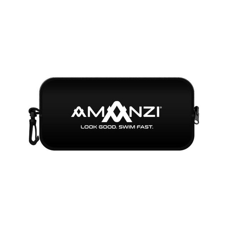 Amanzi Neoprene Case - Block Colour-Swim Accessories-Amanzi-Jet-Ashlee Grace Activewear & Swimwear Online