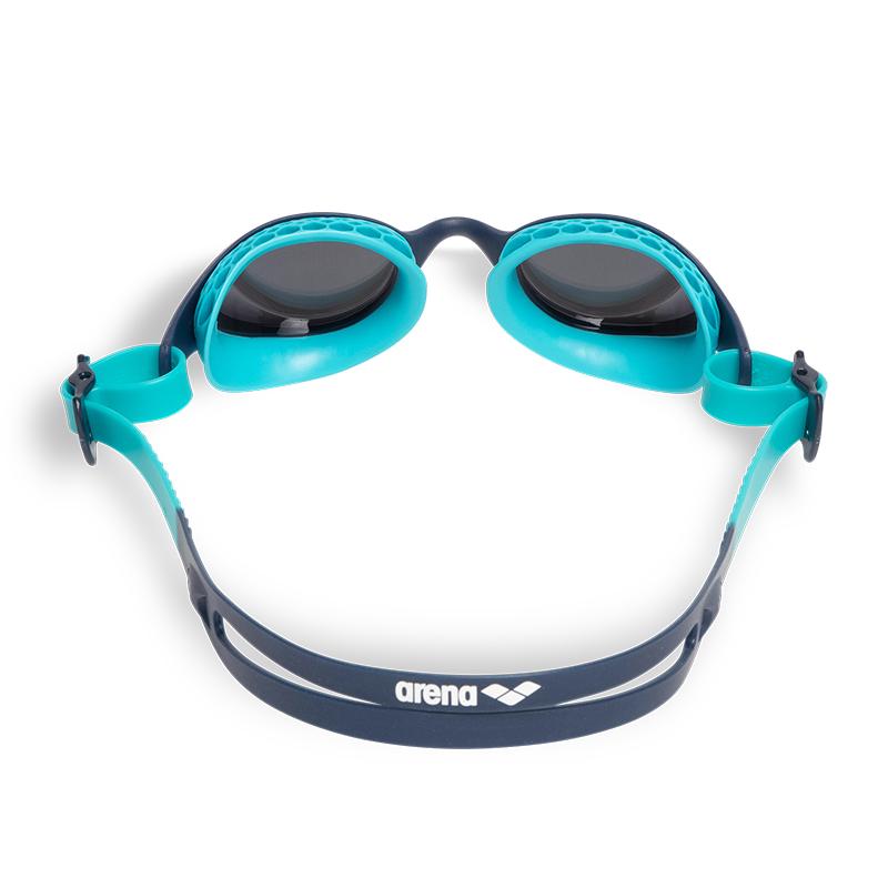 Arena Air Junior Mirror Goggles | 110-Swim Goggles & Masks-Arena-Silver/Navy/Water-Ashlee Grace Activewear & Swimwear Online