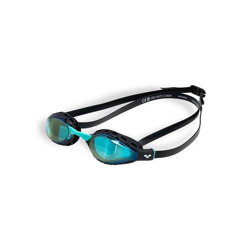 Arena Air Sonic Mirror Goggles | 150-Swim Goggles & Masks-Arena-Aqua & Black-Ashlee Grace Activewear & Swimwear Online
