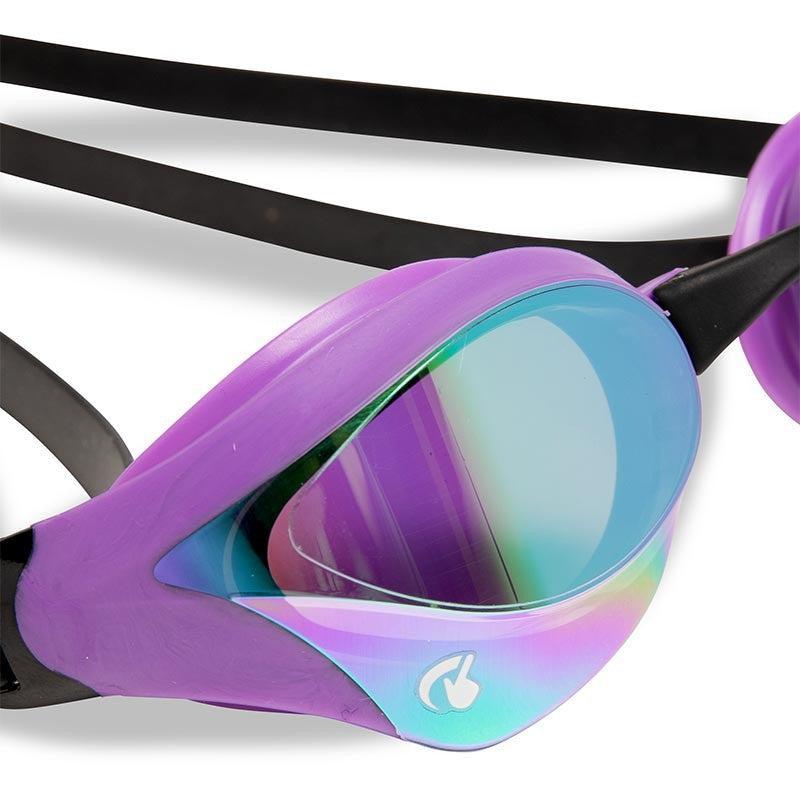 Arena Cobra Core Swipe Mirror Goggles | 170-Swim Goggles & Masks-Arena-Violet/Yellow-Ashlee Grace Activewear & Swimwear Online