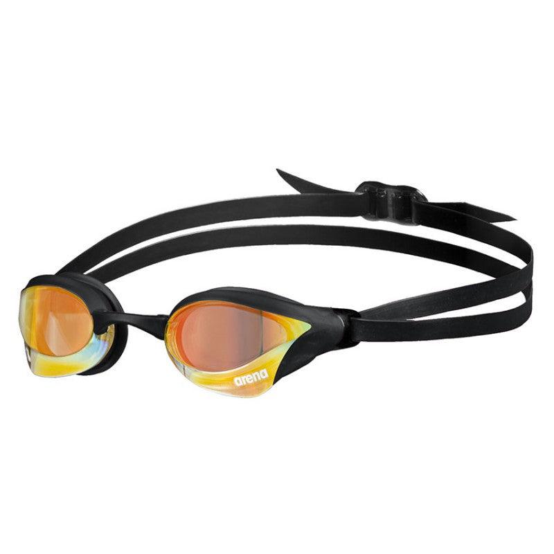 Arena Cobra Core Swipe Mirror Goggles | 350-Swim Goggles & Masks-Arena-Yellow/Black-Ashlee Grace Activewear & Swimwear Online