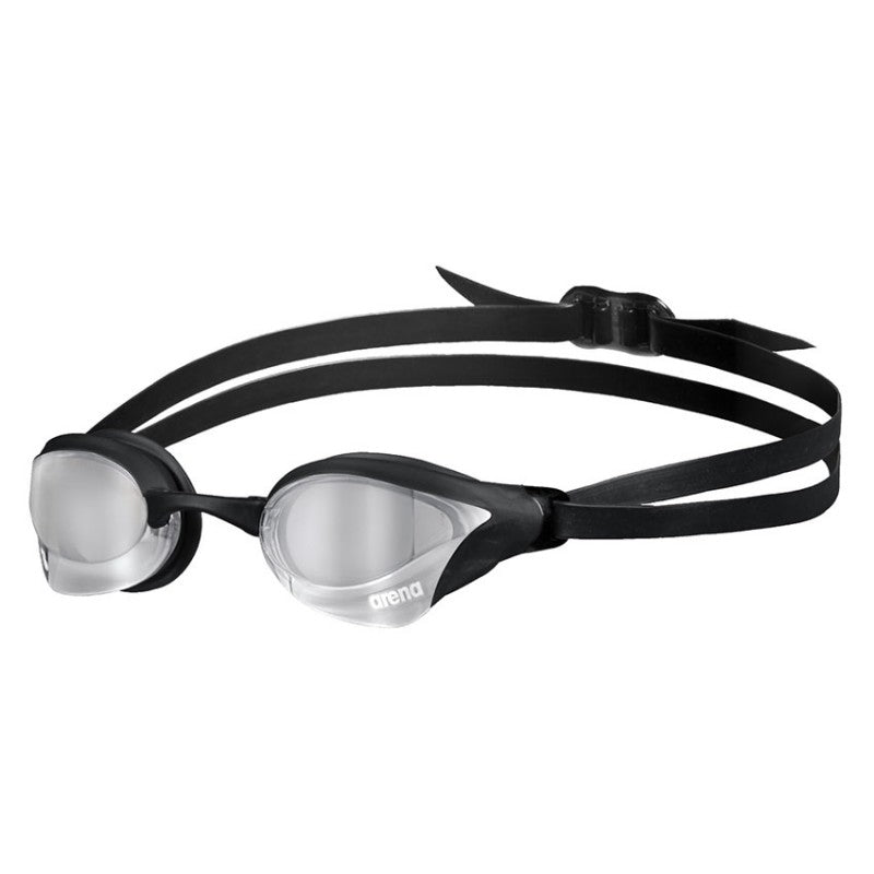 Arena Cobra Core Swipe Mirror Goggles | 550-Swim Goggles & Masks-Arena-Silver/Black-Ashlee Grace Activewear & Swimwear Online