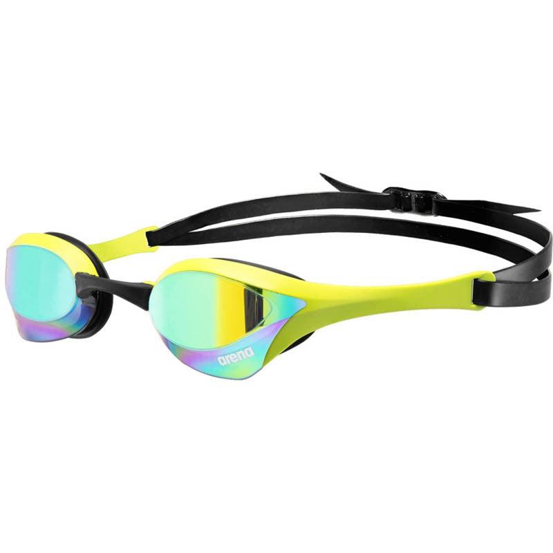 Arena Cobra Ultra Swipe Mirror Goggles | 110-Swim Goggles & Masks-Arena-Emerald/Lime-Ashlee Grace Activewear & Swimwear Online