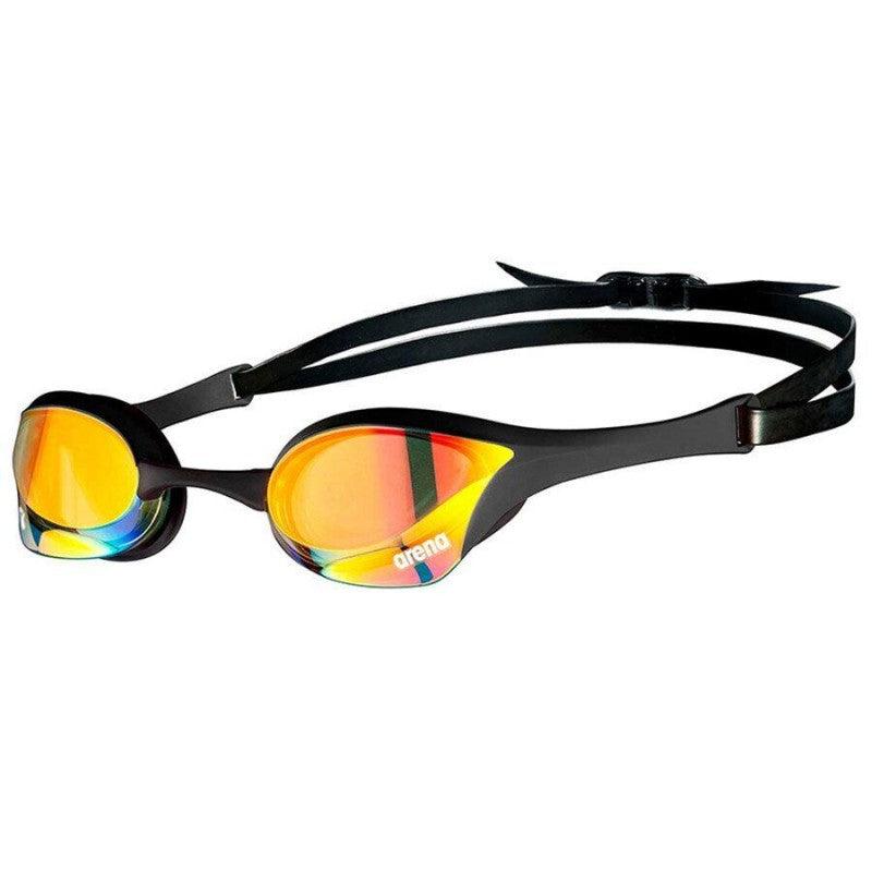 Arena Cobra Ultra Swipe Mirror Goggles | 350-Swim Goggles & Masks-Arena-Yellow/Black-Ashlee Grace Activewear & Swimwear Online