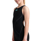 Arena Girls Powerskin Impulso Open Back | Black-Swimwear-Arena-6-7-Black-Ashlee Grace Activewear & Swimwear Online