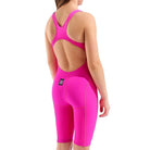 Arena Girls Powerskin Impulso Open Back | Shocking Pink-Swimwear-Arena-6-7-Shocking Pink-Ashlee Grace Activewear & Swimwear Online