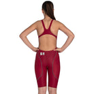 Arena Junior Girls Powerskin St Next Open Back | Deep Red-Swimwear-Arena-6-7-Deep Red-Ashlee Grace Activewear & Swimwear Online