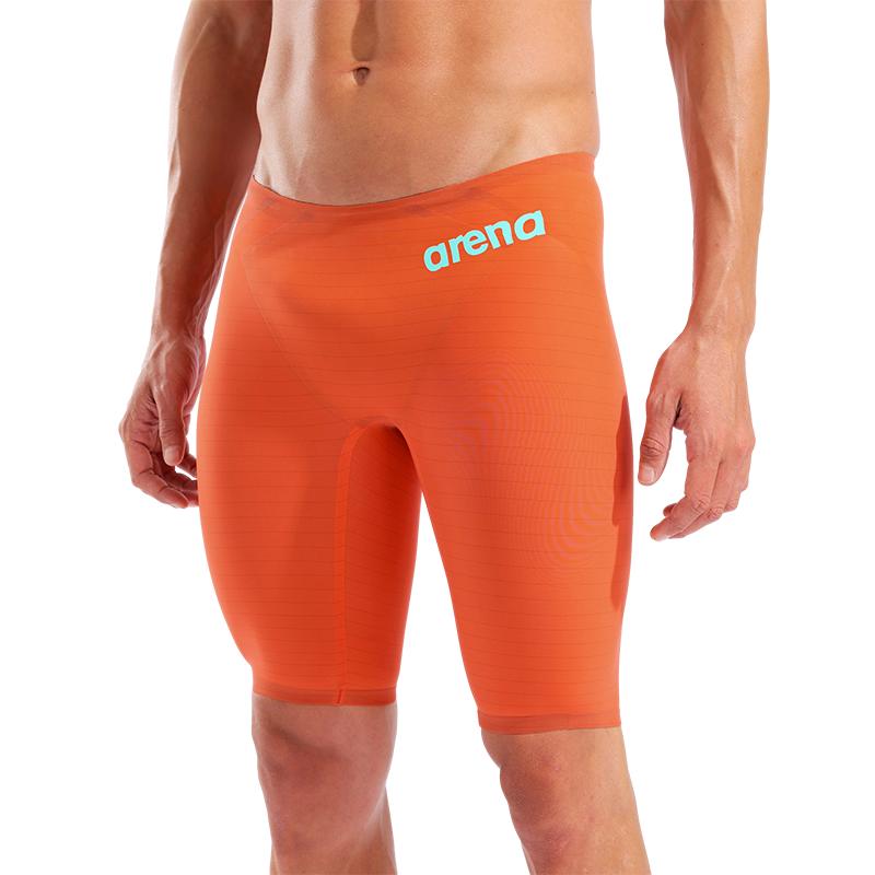 Arena Mens Powerskin Carbon Air2 Jammer | Sunset Coral-Swimwear-Arena-AUS 4-Sunset Coral-Ashlee Grace Activewear & Swimwear Online