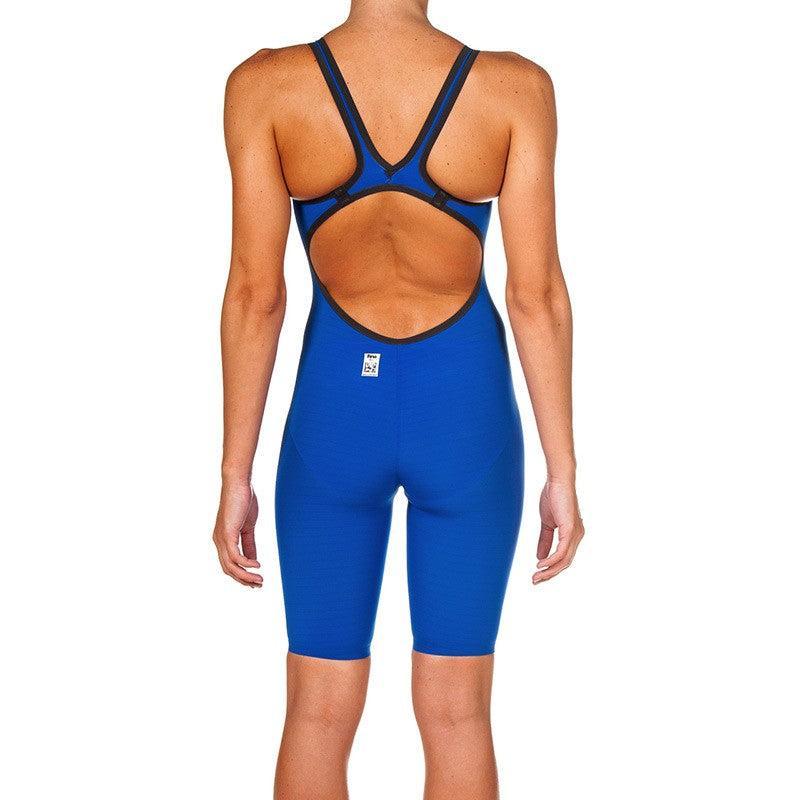 Arena Womens Carbon Air2 Open Back | Blue-Swimwear-Arena-30 (INT/F)-Blue-Ashlee Grace Activewear & Swimwear Online