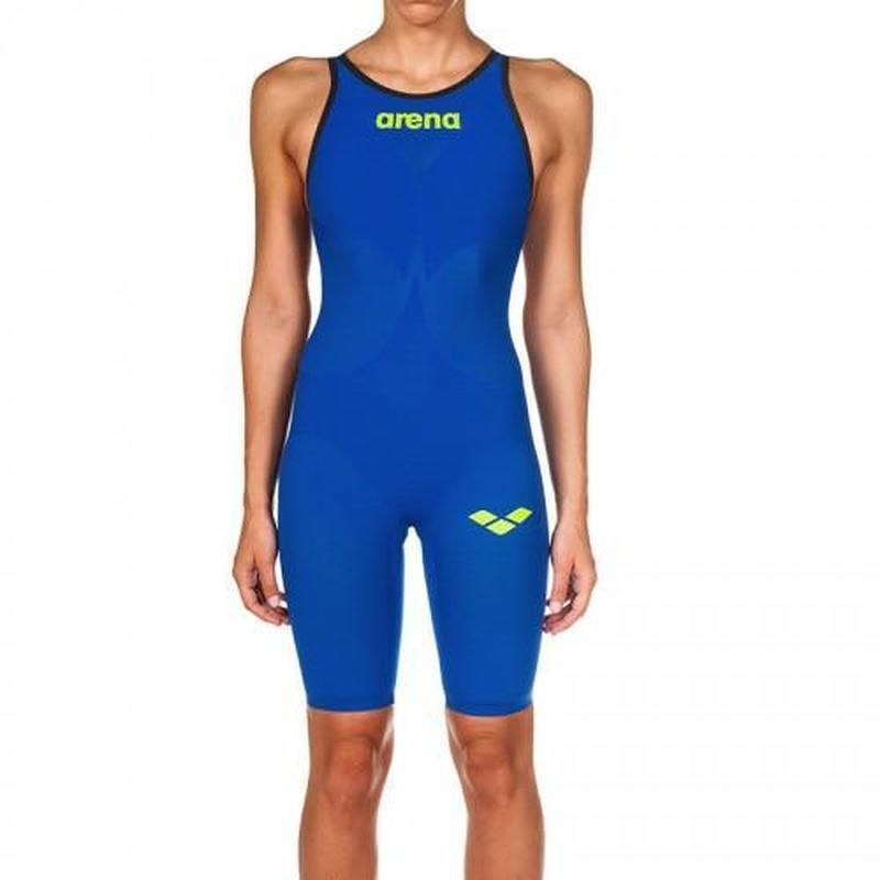 Arena Womens Carbon Air2 Open Back | Blue-Swimwear-Arena-30 (INT/F)-Blue-Ashlee Grace Activewear & Swimwear Online