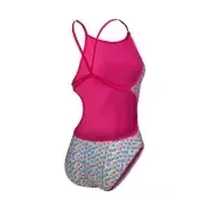 Arena Womens Starfish Lace Back | Freak Rose/White Multi-Swimwear-Arena-G12/32-Freak Rose/White Multi-Ashlee Grace Activewear & Swimwear Online