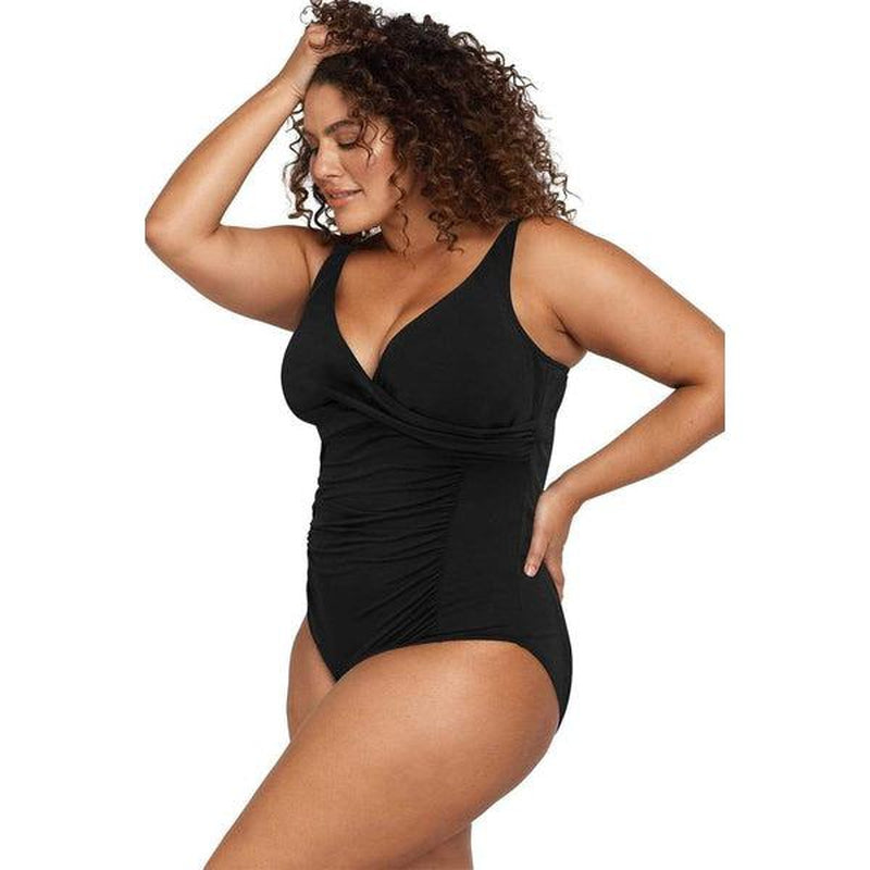 Artesands Natare Delacroix One Piece | Black-Swimwear-Artesands-M/AU12+/US8+-Ashlee Grace Activewear & Swimwear Online