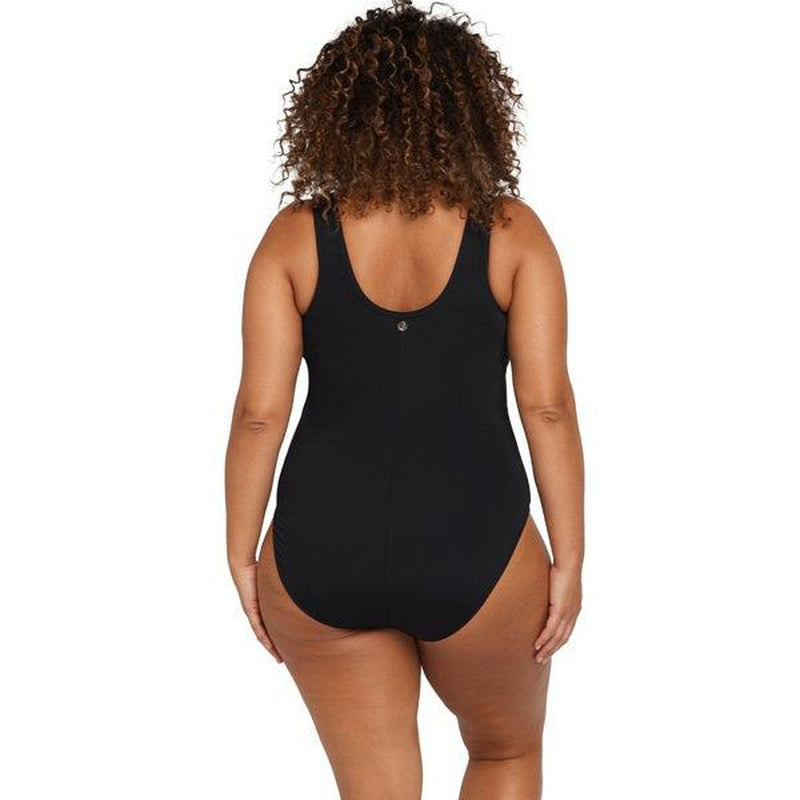 Artesands Natare Fuseli Zip One Piece | Black-Swimwear-Artesands-M/AU12+/US8+-Ashlee Grace Activewear & Swimwear Online