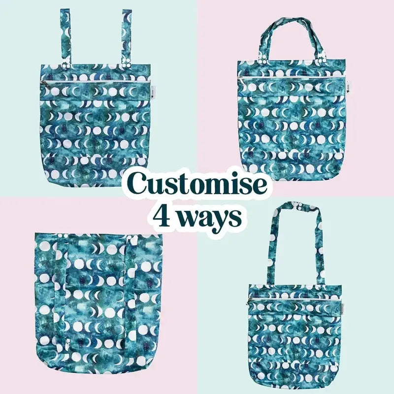 Designer Bums Wet Bag-Wet bag-Designer Bums-ONE SIZE-Matcha Moon-Ashlee Grace Activewear & Swimwear Online
