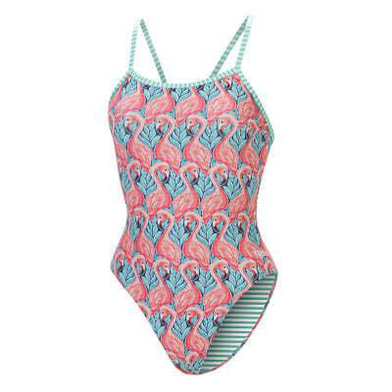 Uglies Women's Flamingo String Back One Piece Swimsuit – Dolfin