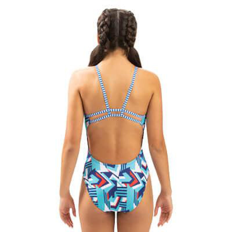 Dolfin Uglies Women's Double Strap Back One Piece Swimsuit | Deco Dance-Swimwear-Dolfin Swimwear-US26 | AU4-Ashlee Grace Activewear & Swimwear Online