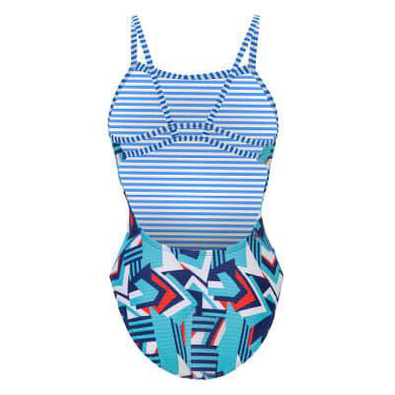 Dolfin Uglies Women's Double Strap Back One Piece Swimsuit | Deco Dance-Swimwear-Dolfin Swimwear-US26 | AU4-Ashlee Grace Activewear & Swimwear Online