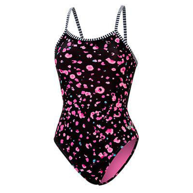 Dolfin Uglies Womens Double Strap Back One Piece Swimsuit | Pop Rocks-Swimwear-Dolfin Swimwear-US26 | AU4-Ashlee Grace Activewear & Swimwear Online