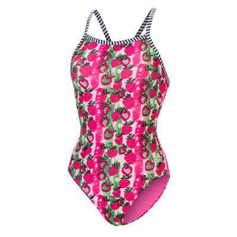 Dolfin Uglies Womens V2 Back One Piece Swimsuit | Very Berry-Swimwear-Dolfin Swimwear-US26 | AU4-Ashlee Grace Activewear & Swimwear Online