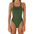 Engine Brazilia Edge One Piece-Swimwear-Engine Swim-G08-Army-Ashlee Grace Activewear & Swimwear Online