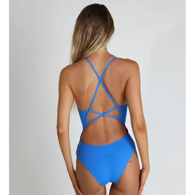 Engine Brazilia Tangle One Piece-Swimwear-Engine Swim-G08-Cancun Blue-Ashlee Grace Activewear & Swimwear Online