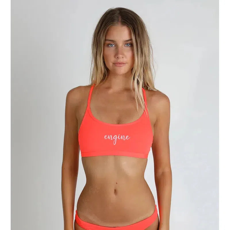 Engine Capri Signature Top-Swimwear-Engine Swim-G10-Neon Red-Ashlee Grace Activewear & Swimwear Online