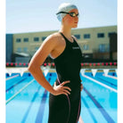 Engine Electric Kneeskin Female | Open Back-Swimwear-Engine Swim-2XS-Black+Pink-Ashlee Grace Activewear & Swimwear Online