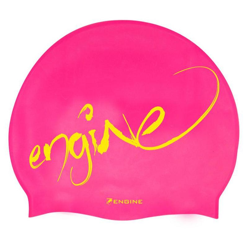 Engine Graffiti Silicone Swim Cap-Swim Caps-Engine Swim-ONE SIZE-Pink-Ashlee Grace Activewear & Swimwear Online