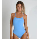 Engine Kiki Neon Logo One Piece-Swimwear-Engine Swim-G10-Cornflower Blue-Ashlee Grace Activewear & Swimwear Online