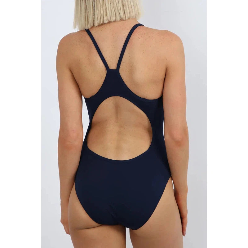 Engine Ladies Malibu Sportsback One Piece-Swimwear-Engine Swim-G8-Royal Blue-Ashlee Grace Activewear & Swimwear Online