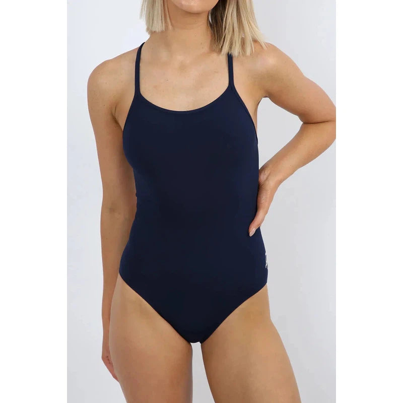 Engine Ladies Malibu Sportsback One Piece-Swimwear-Engine Swim-G8-Navy-Ashlee Grace Activewear & Swimwear Online