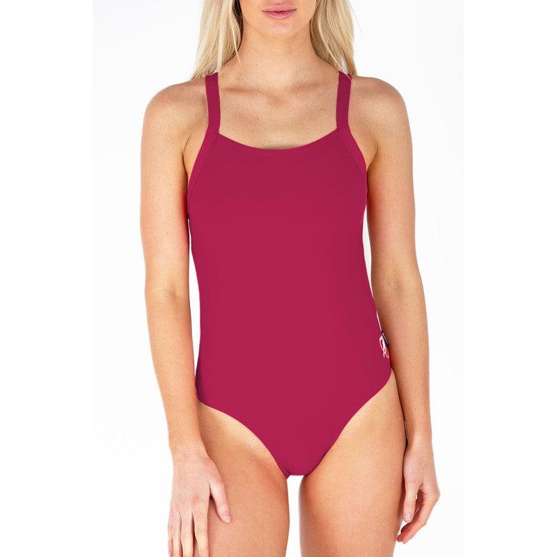 Engine Ladies Shredskin Racer One Piece-Swimwear-Engine Swim-3XS/G8-10-Maroon-Ashlee Grace Activewear & Swimwear Online