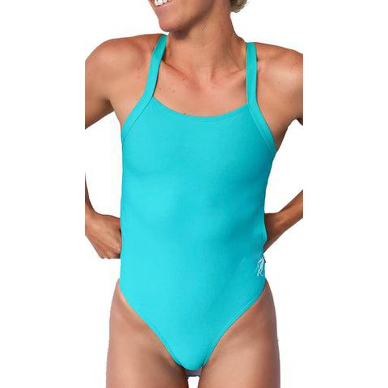 Engine Ladies Shredskin Racer One Piece-Swimwear-Engine Swim-3XS/G8-10-Turqua-Ashlee Grace Activewear & Swimwear Online