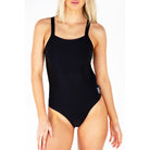 Engine Ladies Shredskin Racer One Piece-Swimwear-Engine Swim-3XS/G8-10-Black-Ashlee Grace Activewear & Swimwear Online