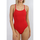 Engine Malibu Sportsback One Piece-Swimwear-Engine Swim-G8-Red-Ashlee Grace Activewear & Swimwear Online