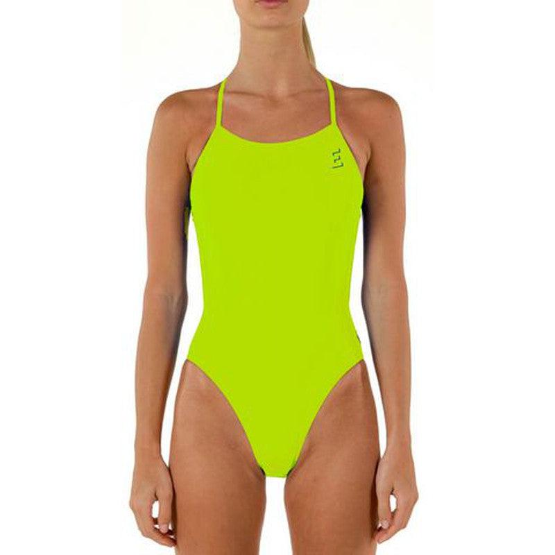 Engine Santorini Bold Logo One Piece-Swimwear-Engine Swim-G10-Neon Yellow-Ashlee Grace Activewear & Swimwear Online