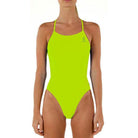 Engine Santorini Bold Logo One Piece-Swimwear-Engine Swim-L10-Neon Yellow-Ashlee Grace Activewear & Swimwear Online