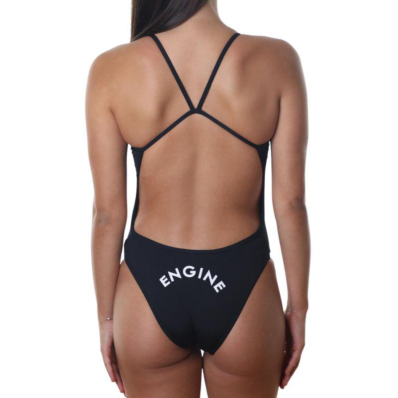 Engine Santorini Bold Logo One Piece-Swimwear-Engine Swim-G10-Azure-Ashlee Grace Activewear & Swimwear Online