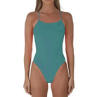 Engine Santorini Bold Logo One Piece - NEW COLOURS-Swimwear-Engine Swim-G10-Jade-Ashlee Grace Activewear & Swimwear Online