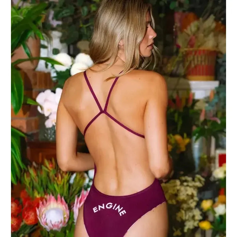 Engine Santorini Flip It Bloom One Piece-Swimwear-Engine Swim-G10-Magenta-Ashlee Grace Activewear & Swimwear Online
