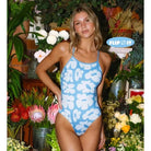 Engine Santorini Flip It Bloom One Piece-Swimwear-Engine Swim-G10-Cornflower Blue-Ashlee Grace Activewear & Swimwear Online