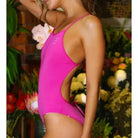Engine Santorini Flip It Bloom One Piece-Swimwear-Engine Swim-G10-Magenta-Ashlee Grace Activewear & Swimwear Online