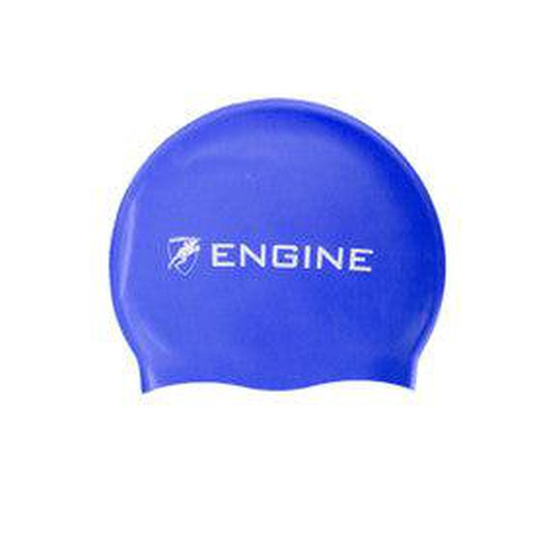 Engine Silicone Swim Cap - Engine Logo-Swim Caps-Engine Swim-ONE SIZE-Royal Blue-Ashlee Grace Activewear & Swimwear Online