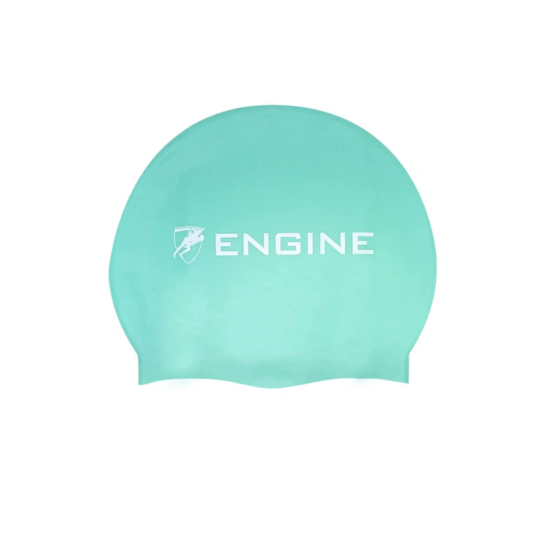 Engine Silicone Swim Cap - Engine Logo-Swim Caps-Engine Swim-ONE SIZE-Turqua-Ashlee Grace Activewear & Swimwear Online