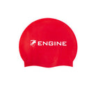 Engine Silicone Swim Cap - Engine Logo-Swim Caps-Engine Swim-ONE SIZE-Red-Ashlee Grace Activewear & Swimwear Online